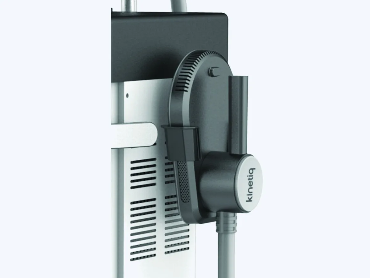 Kinetiq applicator mounted on the console
