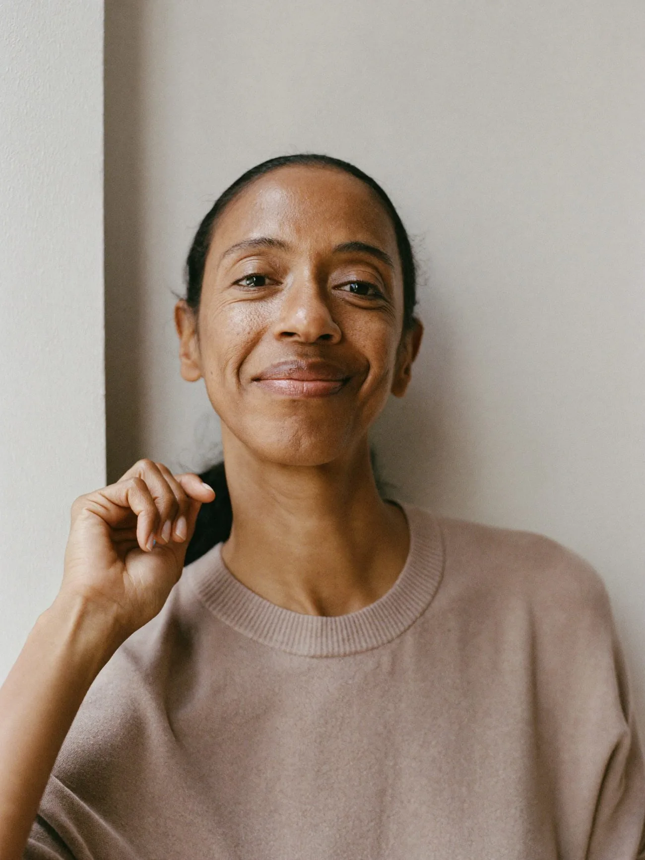 Portrait of a woman in her forties